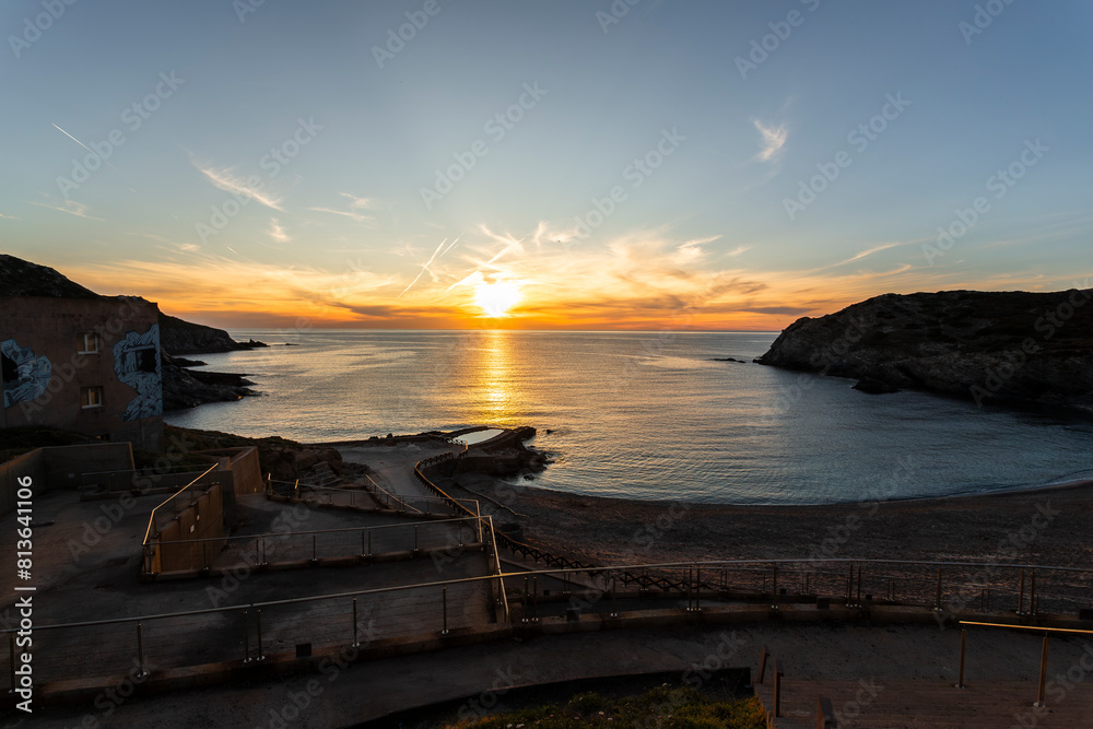 Sunset at Argentiera in the north of Sardinia, Italy Sunset at Argentiera in the north of Sardinia, Italy