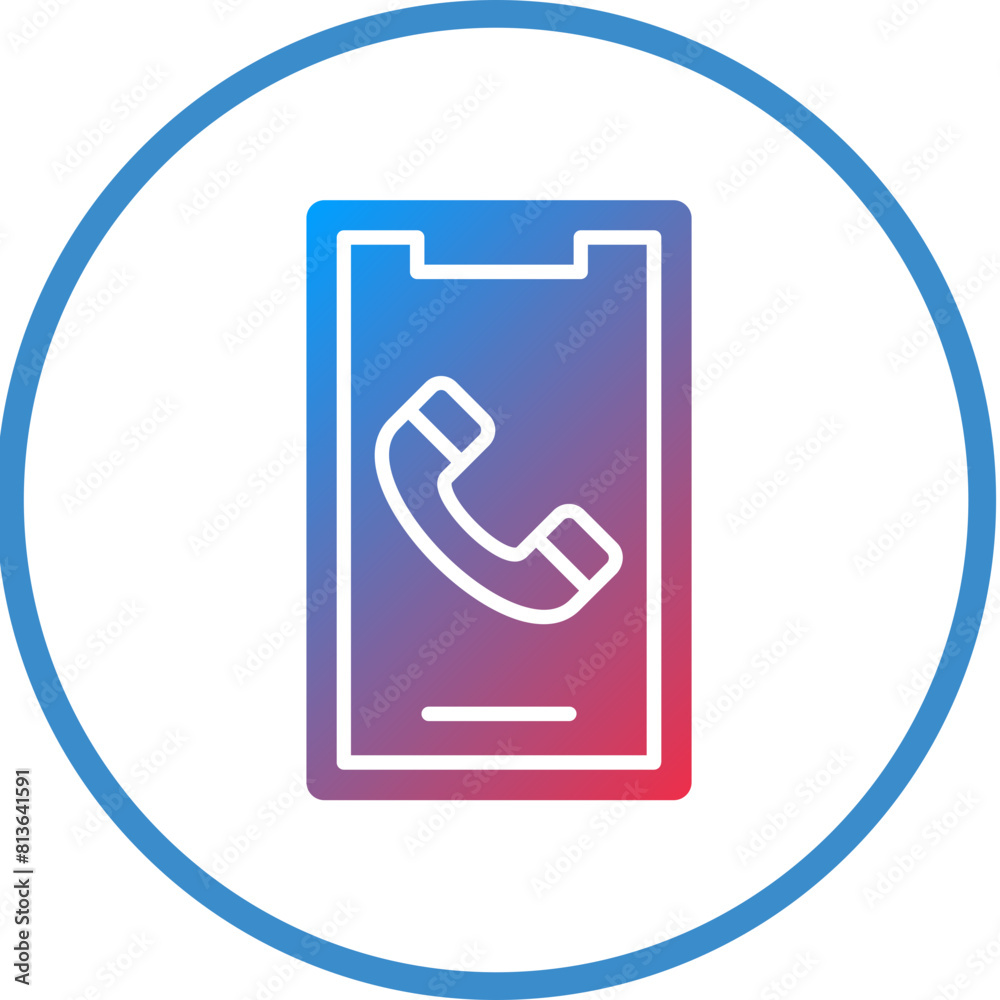 Vector Design Mobile Call Icon Style Vector Design Mobile Call Icon Style