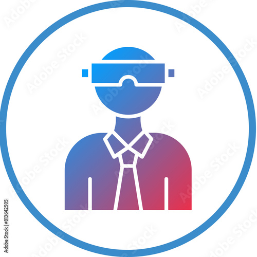 Vector Design Virtual Reality Icon Style