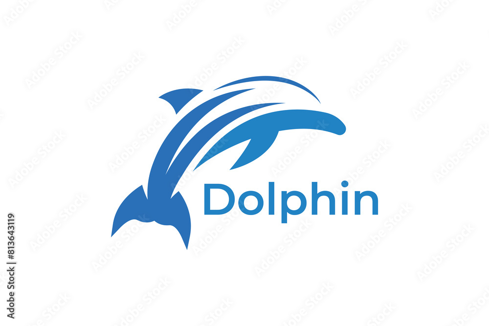 dolphin logo design dolphin logo design