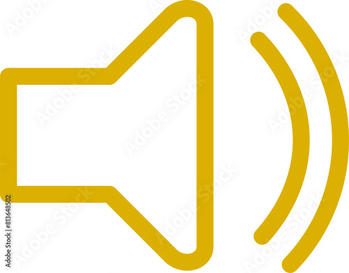 speaker icon outline 