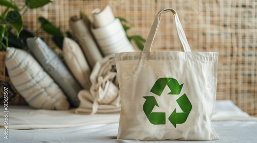 bag with recycling photo