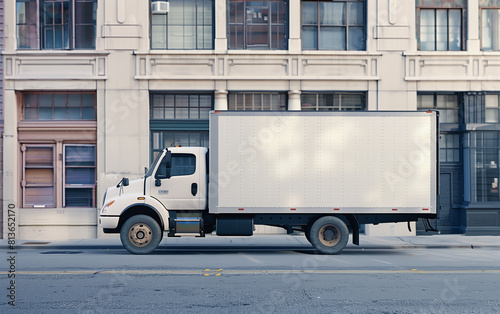 delivery truck mockup 
