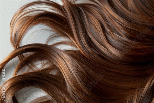 Beautiful lush hair closeup