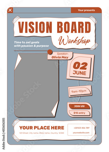 Vision Board Workshop Flyer