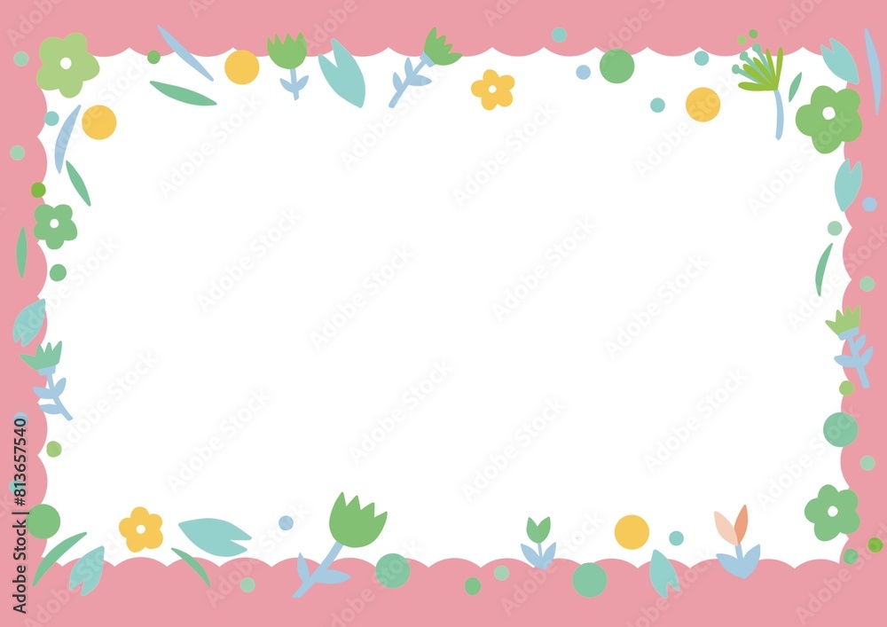 cute tiny colorful flowers with leave frame in white background. paper , note , planner , diary and presentation background decoration. cute tiny colorful flowers with leave frame in white background. paper , note , planner , diary and presentation background decoration.