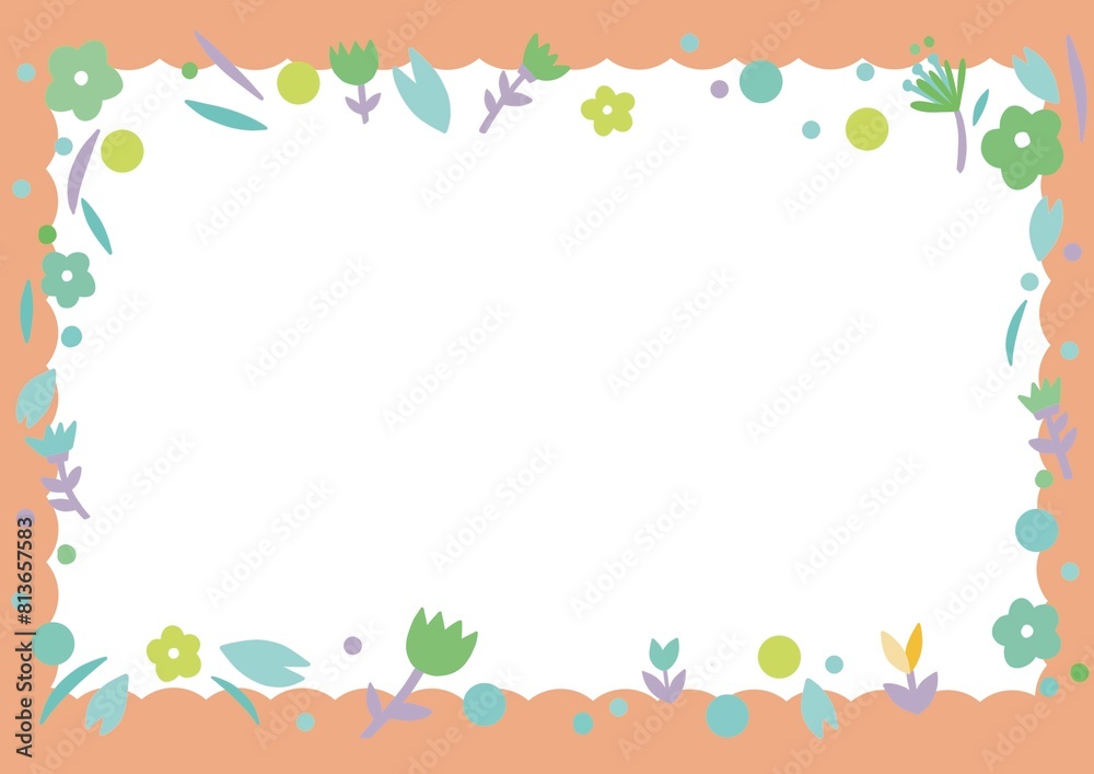 cute tiny colorful flowers with leave frame in white background. paper , note , planner , diary and presentation background decoration. cute tiny colorful flowers with leave frame in white background. paper , note , planner , diary and presentation background decoration.