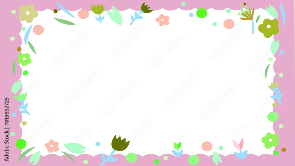 cute tiny colorful flowers with leave frame in white background. paper , note , planner , diary and presentation background decoration. cute tiny colorful flowers with leave frame in white background. paper , note , planner , diary and presentation background decoration.