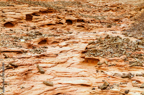 View of desert in Timna Valley, Israel