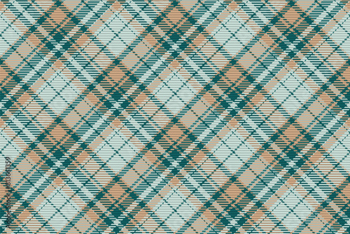 Seamless pattern of scottish tartan plaid. Repeatable background with check fabric texture. Vector backdrop striped textile print.