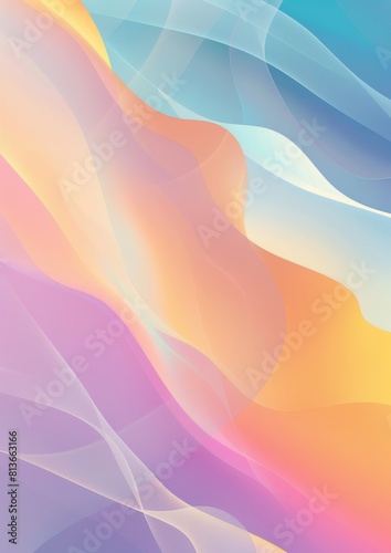 abstract background with soft gradients and curved lines 