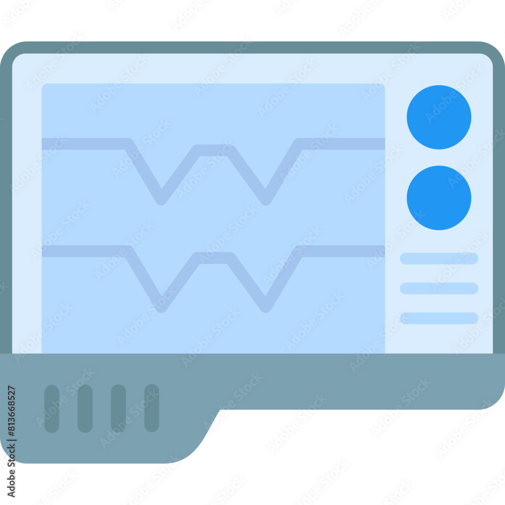 Obraz premium Ecg Icon