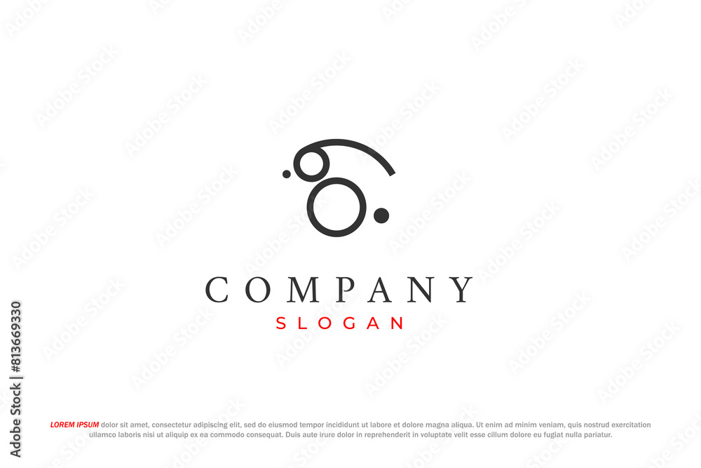 rabbit line circle minimal logo rabbit line circle minimal logo