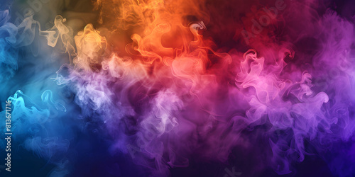 Rainbow Smoke Emanations
Chromatic Clouds: Abstract Background
Whimsical Smoke Trails: Burst of Color photo