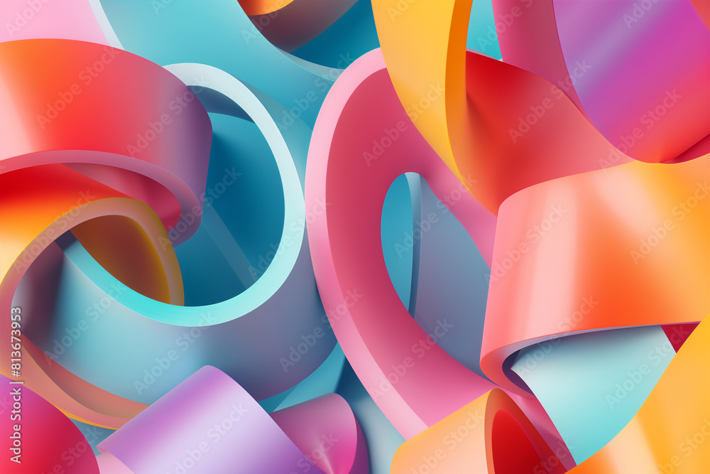 3d abstract background with modern colours and modern shapes 3d abstract background with modern colours and modern shapes