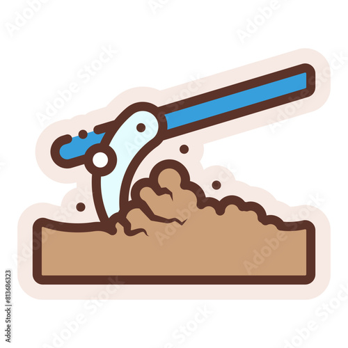 plow cultivator sticker