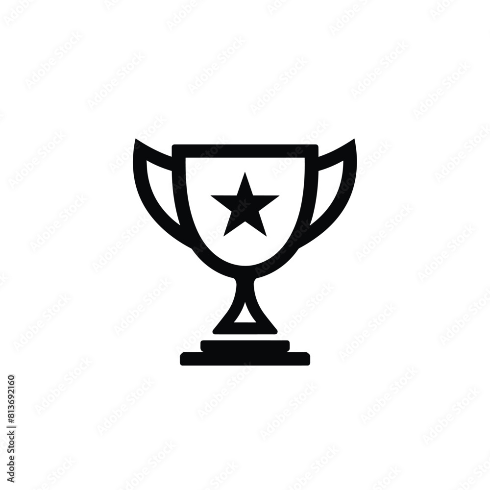 Trophy award victory icon vector symbol illustration Trophy award victory icon vector symbol illustration
