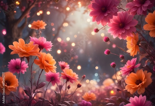a bunch of flowers with the words quot flowers quot on the bottom