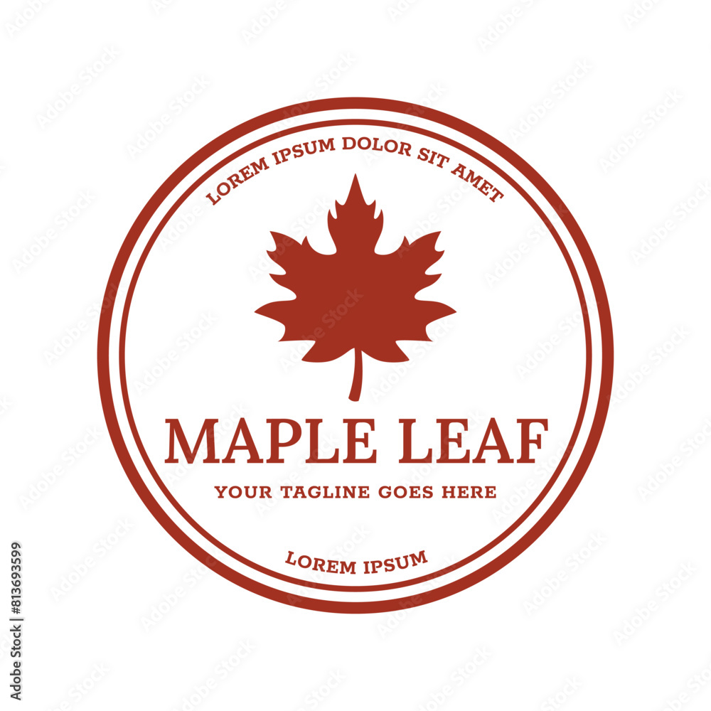 Maple leaf vector logo. Forest and wood symbol sign. Nature tree logo. Maple leaf vector logo. Forest and wood symbol sign. Nature tree logo.