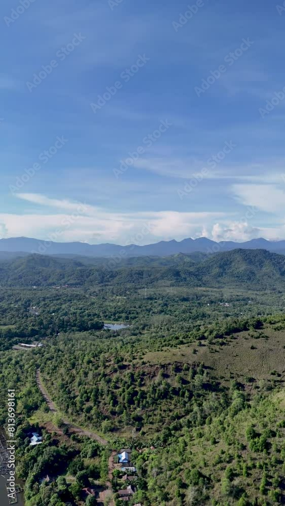 aerial view of Matang Kaladan Hill in Aranio village, Banjarbaru, South Kalimantan aerial view of Matang Kaladan Hill in Aranio village, Banjarbaru, South Kalimantan