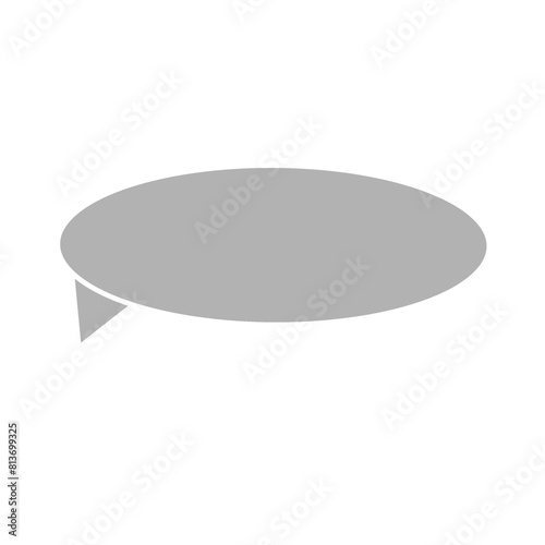 blank speech bubble