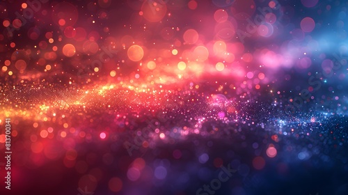 Abstract background with colorful light waves and glowing energy in space. dark background with a fire effect.