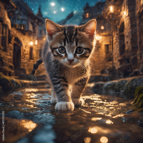 Kitten in the streets