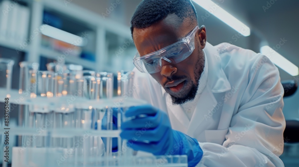 Scientist Conducting Laboratory Research Scientist Conducting Laboratory Research