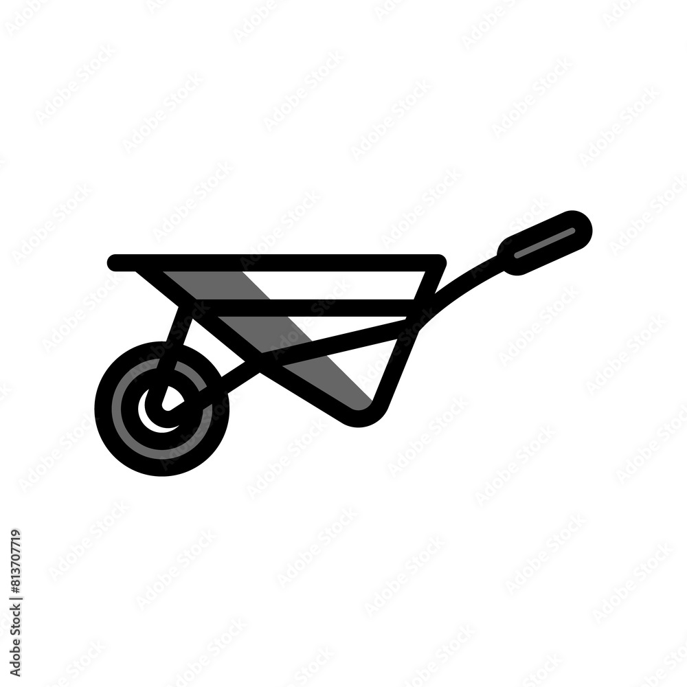 Wheelbarrow icon PNG