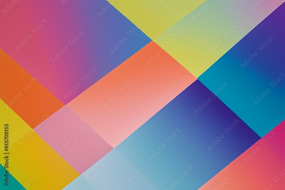 Vibrant geometric abstract colorful trendy modern background