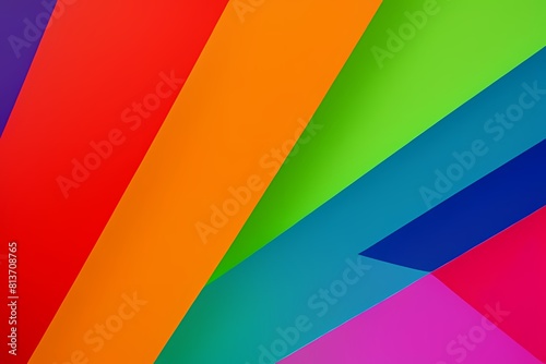 Free Download Vibrant geometric abstract colorful trendy modern background - GFXLoad