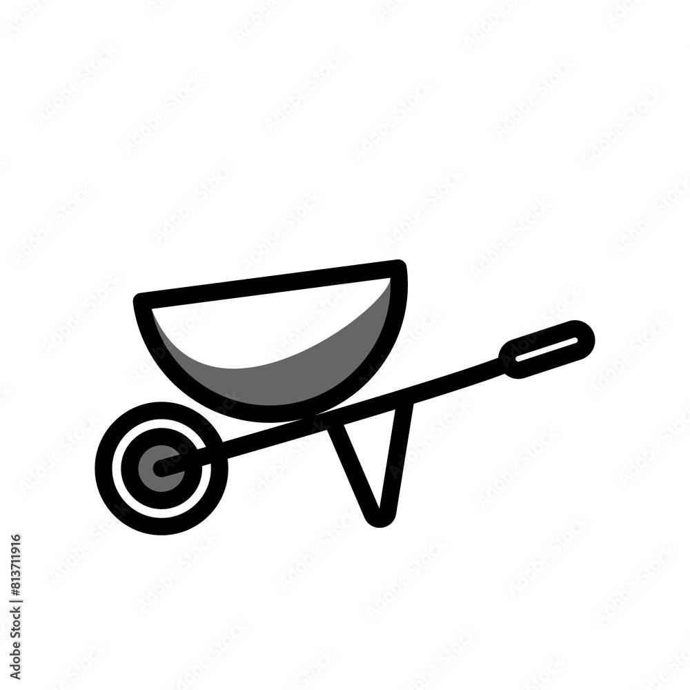 Wheelbarrow icon PNG Wheelbarrow icon PNG