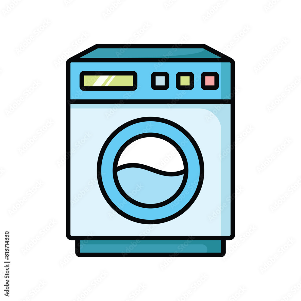 washing machine icon vector design template simple and clean washing machine icon vector design template simple and clean