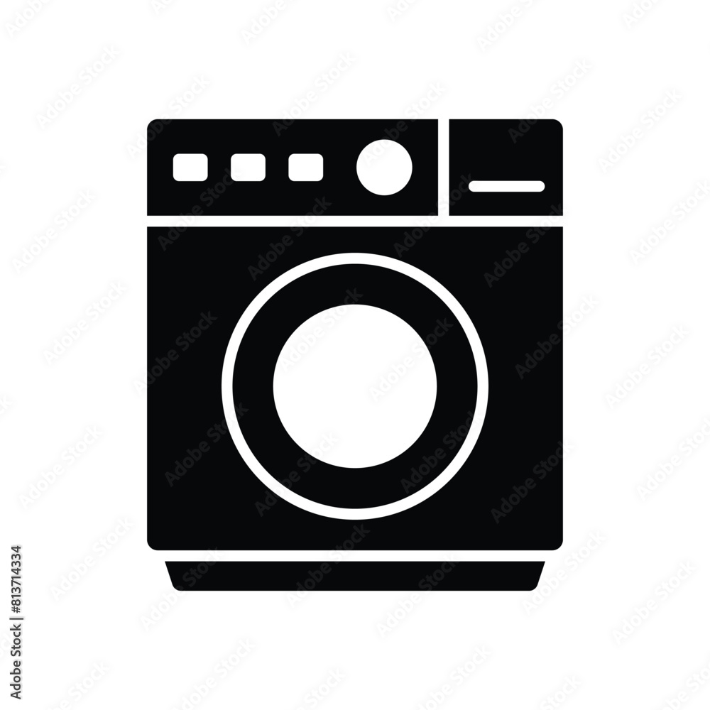 washing machine icon vector design template simple and clean washing machine icon vector design template simple and clean