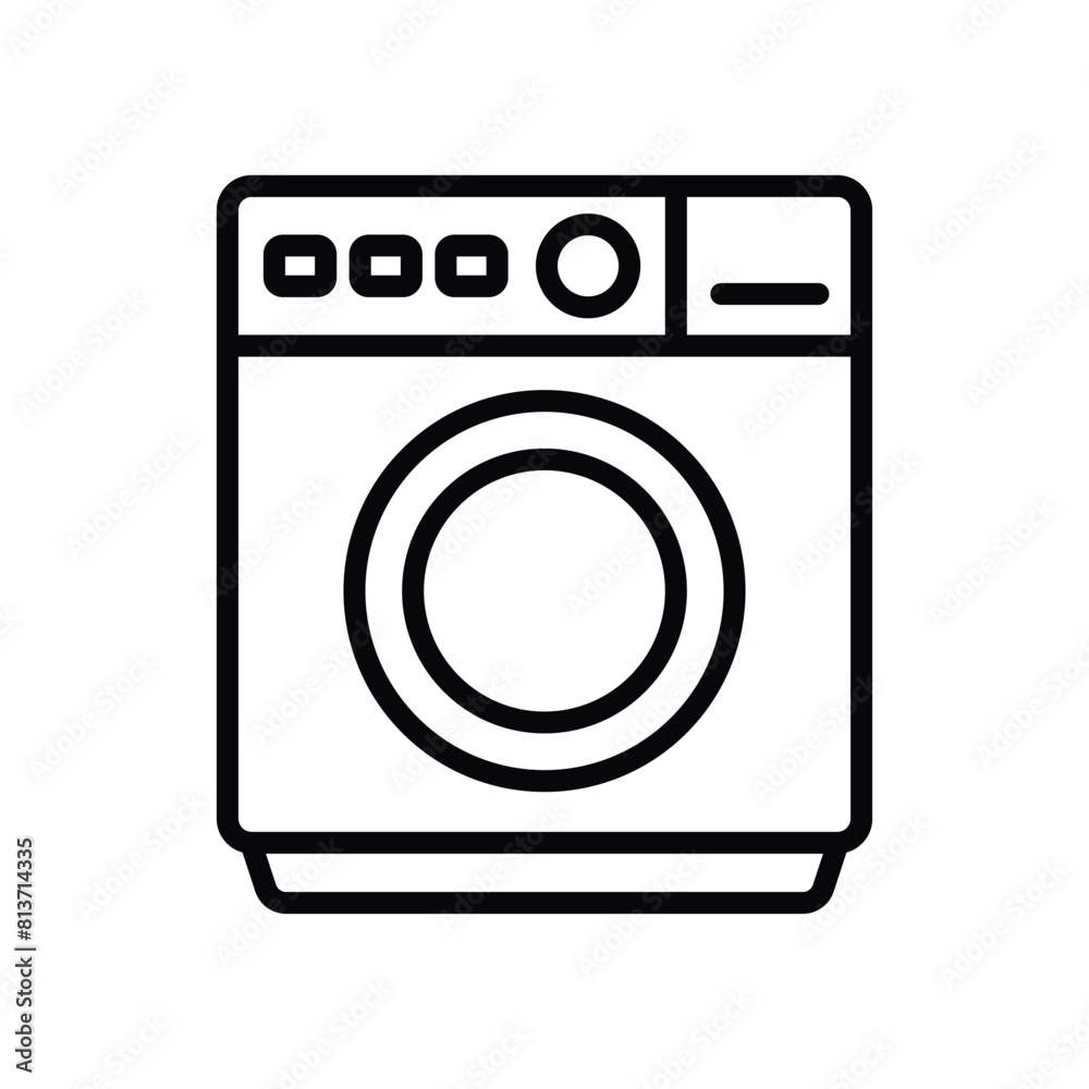 washing machine icon vector design template simple and clean