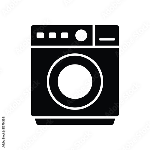 washing machine icon vector design template simple and clean