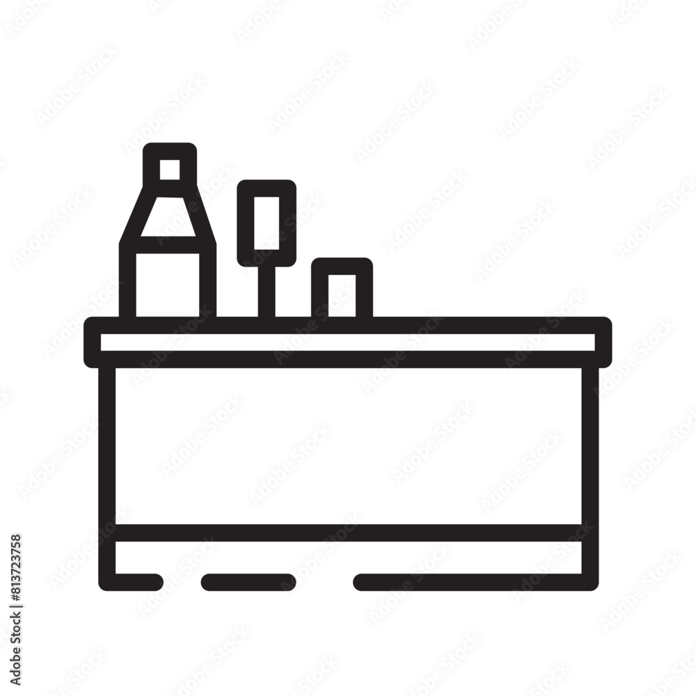 Bar Buildings Pub Line Icon Bar Buildings Pub Line Icon