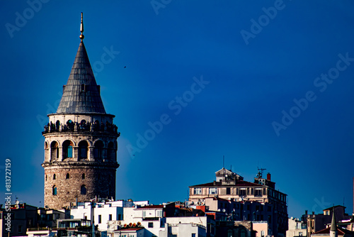 view of the town country Galata Kulesi Galata Tower © bulent