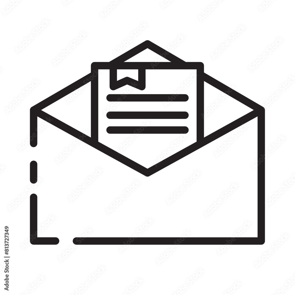 Marketing Offer Online Line Icon Marketing Offer Online Line Icon
