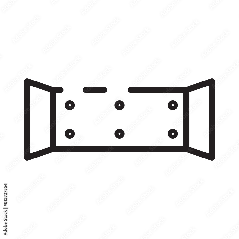 Advertisement Advertising Banner Line Icon Advertisement Advertising Banner Line Icon