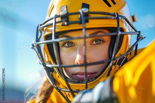 Catcher s protective gear close up for pitch reception summer olympics sports concept