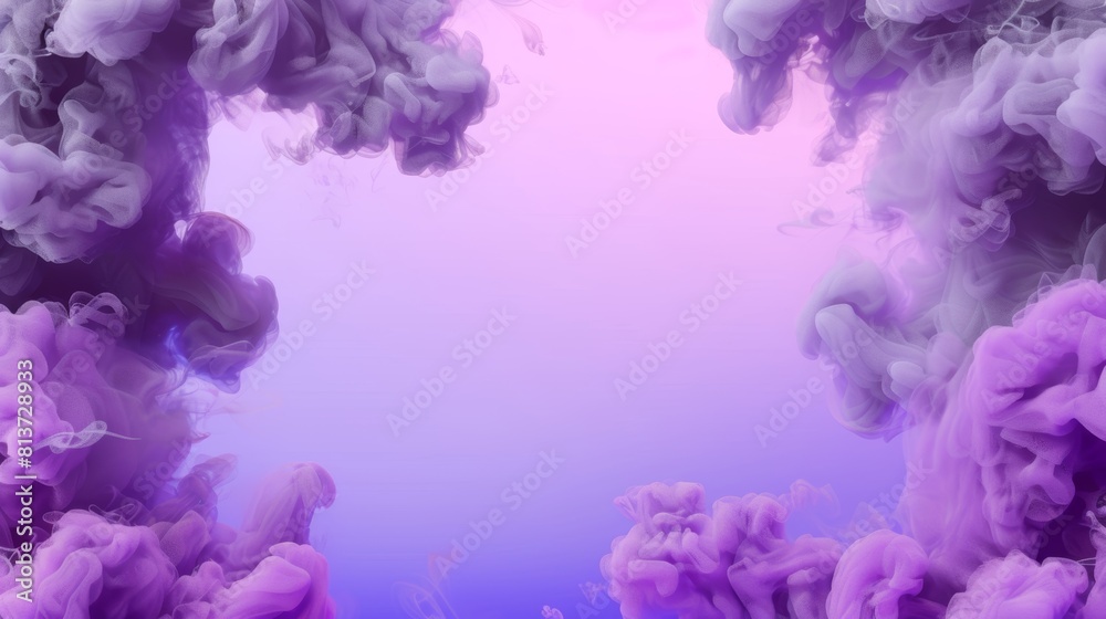 The smoke frame is isolated on a transparent background. It is a realistic modern illustration of color clouds with an overlay effect. It is suitable for design elements related to gender parties, The smoke frame is isolated on a transparent background. It is a realistic modern illustration of color clouds with an overlay effect. It is suitable for design elements related to gender parties,