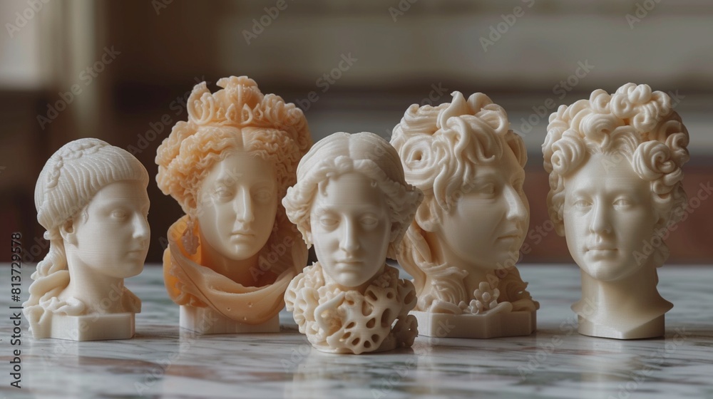 Surreal 3D Printing Evolution Stock Image Surreal 3D Printing Evolution Stock Image