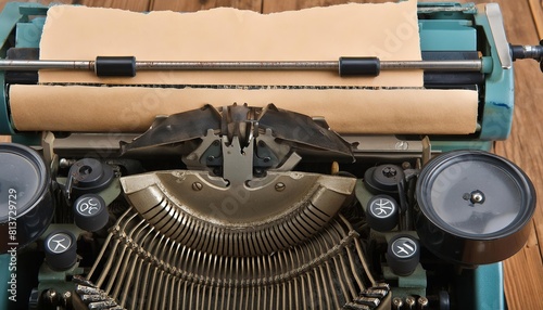 Retro old Vintage typewriter