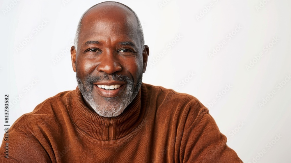 Smiling Senior Man in Sweater Smiling Senior Man in Sweater