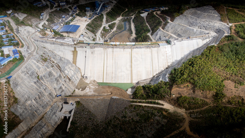 RCC dam Upper Wawa dam in Rizal Philippine photo