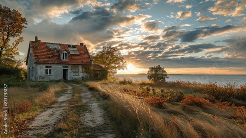 old house in the field