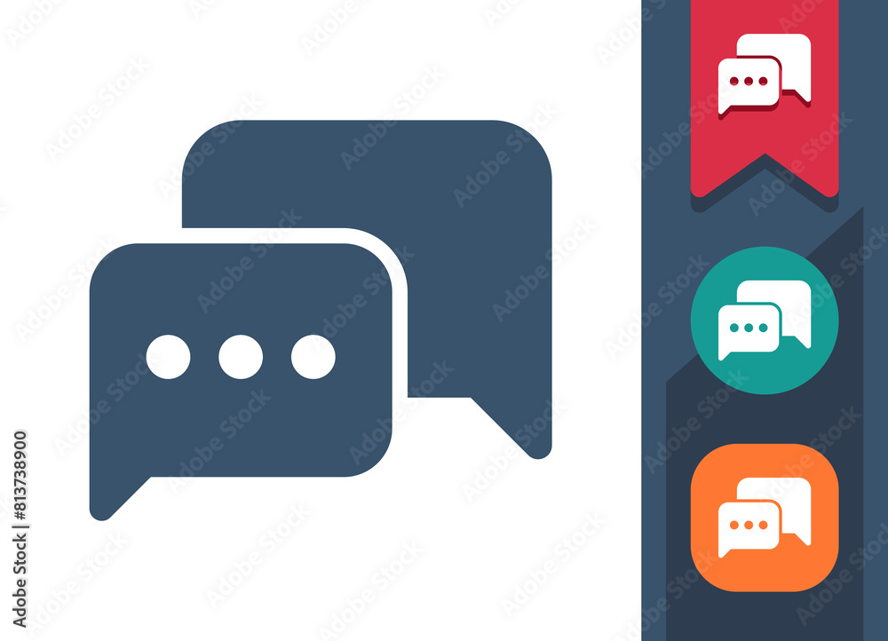 Chat Bubbles Icon. Speech Bubble, Comment, Message, Chat Bubble, Conversation, Speech Bubbles Chat Bubbles Icon. Speech Bubble, Comment, Message, Chat Bubble, Conversation, Speech Bubbles