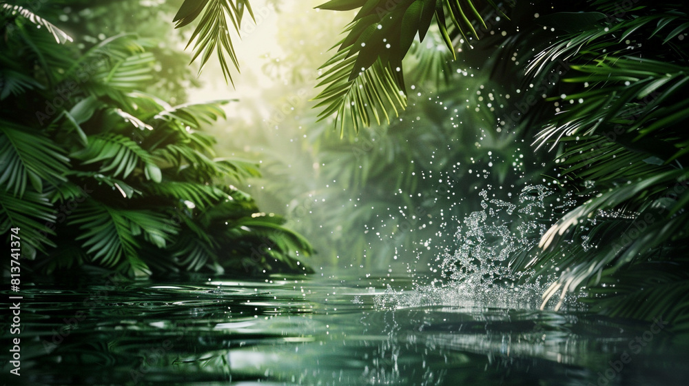 Obraz premium A lush, rich texture dominating Splash background