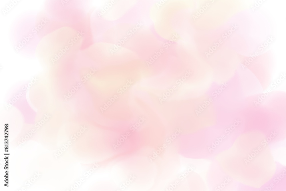 Fototapeta premium 淡いピンクの抽象的な模様の背景 水彩イメージ 